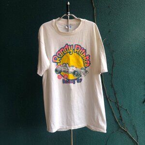 1987 Randy Ritskes Car Racing Tee , Vintage Car Racing Graphic T-Shirt Size L